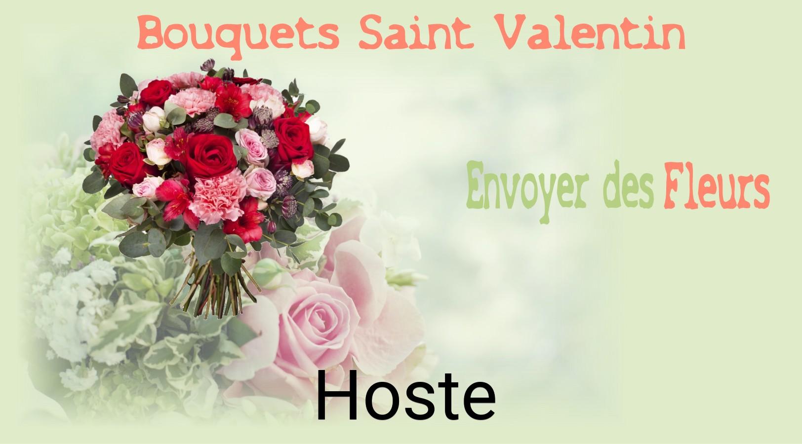Roses de Saint-Valentin livrées à Hoste